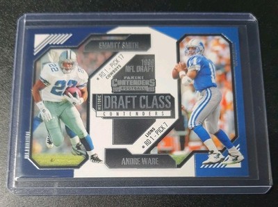 Emmitt Smith, Andre Ware - Contenders Football 2024 - Cowboys - Draft Class