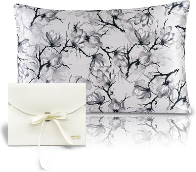 100% Pure Mulberry Silk Pillowcase with Zipper for Skin&Hair Care Both Sides Sof