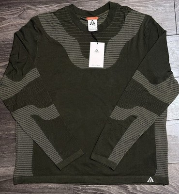 Herren Größe Large Nike ACG Delta River Dri-FIT ADV Langarmshirt Basisschicht