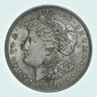 1921 Morgan Silver Dollar - Last Year Issue 90% $1 Bullion *596