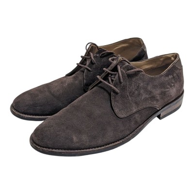 Russell & Bromley Brown Suede Derby Brogue Lace Up Shoes UK 8 US 9 EU 42