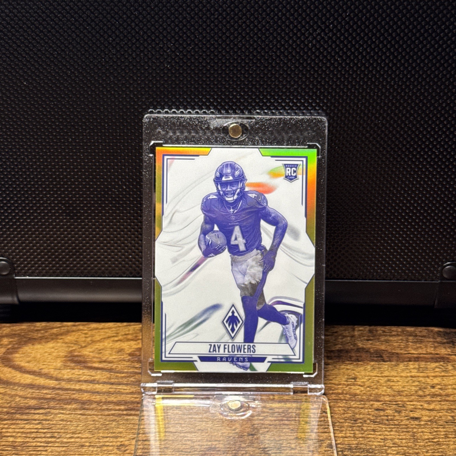 2023 Panini Phoenix - Contours Zay Flowers #CON-12 Yellow 1/75 Bookend  (RC)