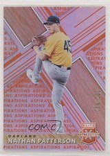 2019 Panini Elite Extra Edition Aspirations Orange 56/100 Nathan Patterson y0i