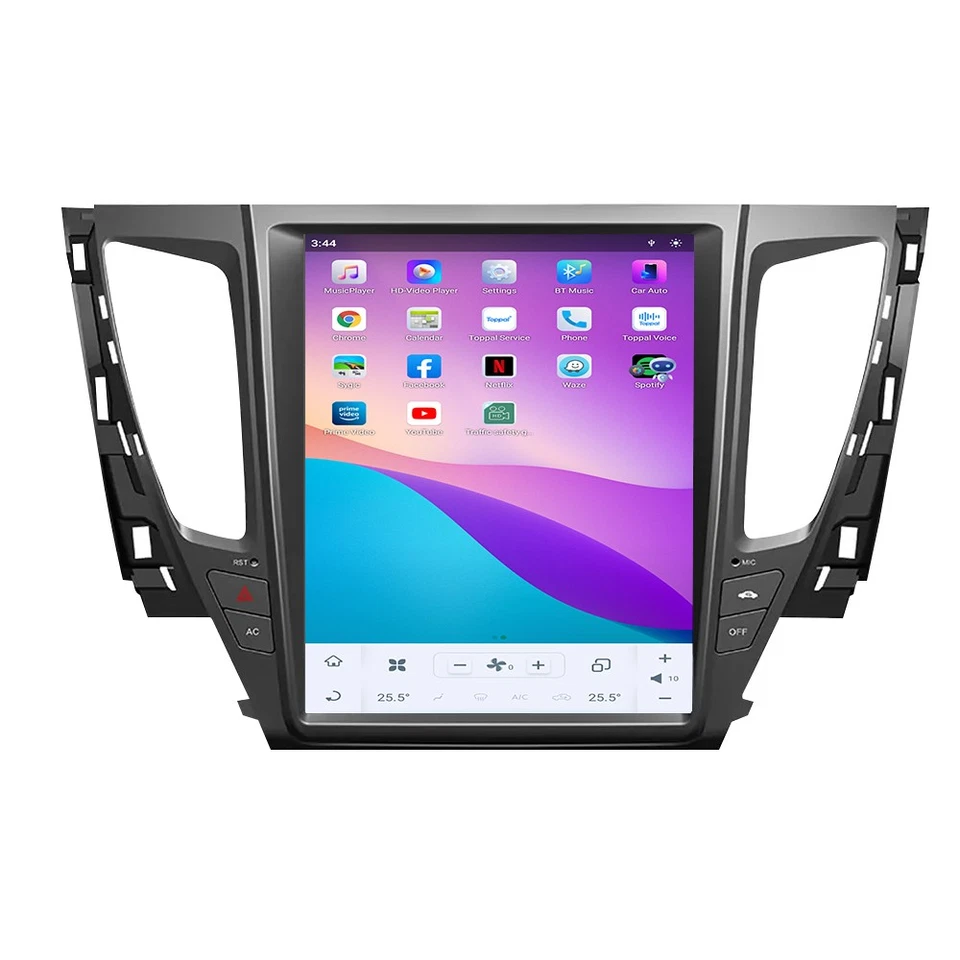 Car Radio for Mitsubishi Pajero Sport 2016-2019 GPS Player Stereo Auto BT 12.1" - Image 2 of 4