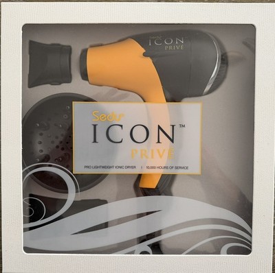 Sedu Professional Blow Dryer Sedu Icon Prive Professional MSRP $700 Black/Yellow