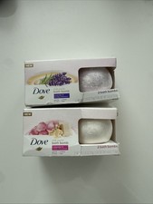 2 Pk Dove Milk Swirls Bath Bombs, Rosewater White Chocolate, Lavender, 2.8 Oz