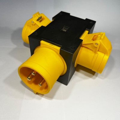 PCE 32A 110V Splitter auf 2 x 16A 110V Steckdosen St Anton IP44 4H Baustellenstromverteilung