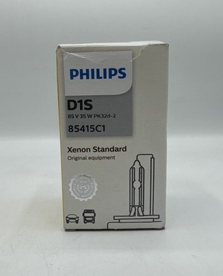 Philips OEM D1S HID Xenon Headlight Bulb 85415C1 4200K COA Euro Version 1-Pack