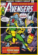 2021 MARVEL VERSUS AVENGERS 2 STICKER PUZZLE #37 & 38.