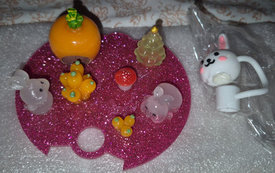 La Len Cup Accessories for Stanley 40oz Straw Topper Lid Charms 3D Rabbit Theme