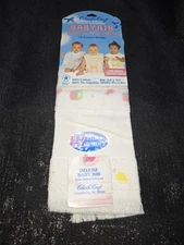 Vintage Charlie Craft Cross Stitch Baby Bib Nos