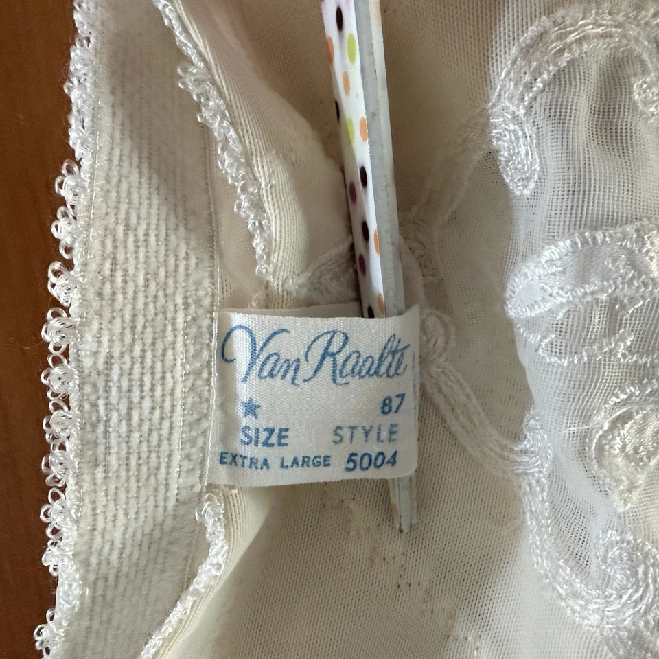 Vintage 1960 Van Raalte Cinto de Perna Longa Ligas XL Lingerie Bloomers Shorts - Imagem 4 de 4