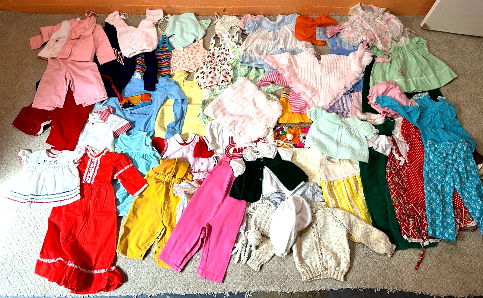 Vintage Carter Gerber etc... Baby Toddler Clothes Clothing Lot of 60+ Boys Girls
Opens in a new wind