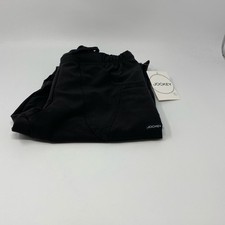 Jockey 2377 Women  s Scrub Pants Black XS Drawstring Waist