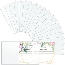 3X5 Inches Recipe Card Protectors, Index Card Sleeves, Set of 100