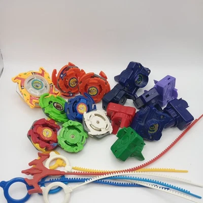 Vintage Beyblade Takara 2001 Konvolut Restposten mit Vintage Launchern - Bild 1 von 4