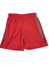 Tek Gear Boys Athletic Shorts Red L Husky