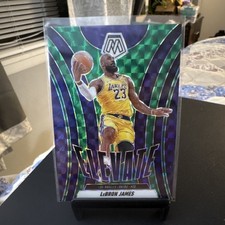 Panini 2024-25 Mosaic Green Elevate LeBron James #13 Los Angeles Lakers NBA