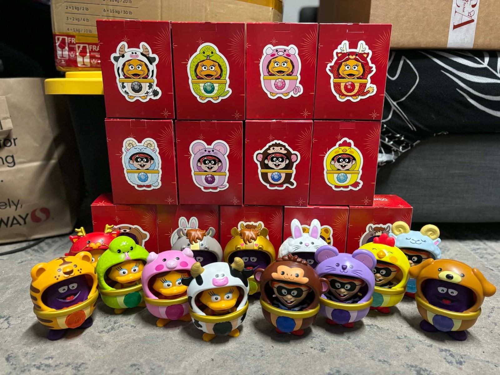 mc donalds zodiac sign 13 toys