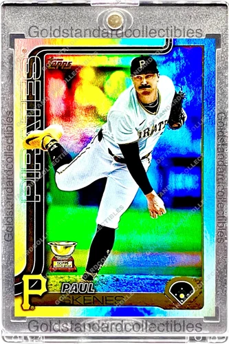 Paul Skenes RARE ROOKIE RAINBOW FOIL REFRACTOR INVESTMENT CARD SSP TOPPS MINT