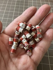 VTG 5 Assorted Dollhouse Miniatures Vintage Campbell’s Soup Cans Labels 1:12