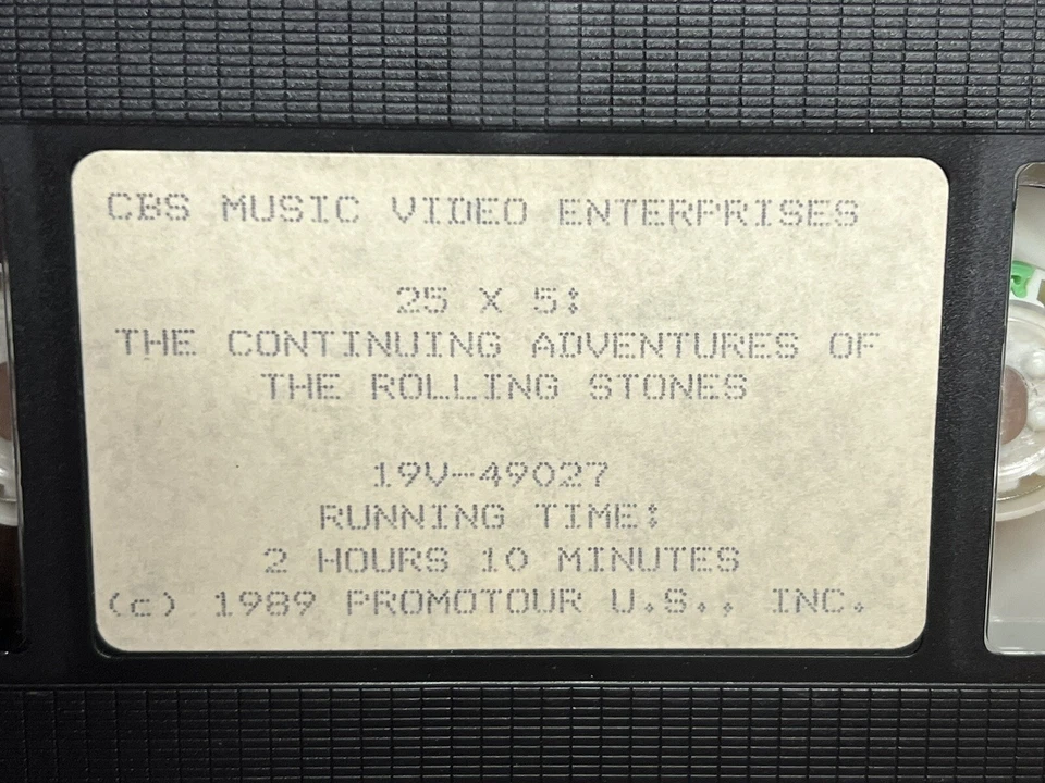 The Continuing Adventures Of The Rolling Stones: 25x5 VHS Works! Preview Copy - Image 4 of 4