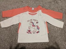 Baby girl tops 3-6 months bundle TU, Primark