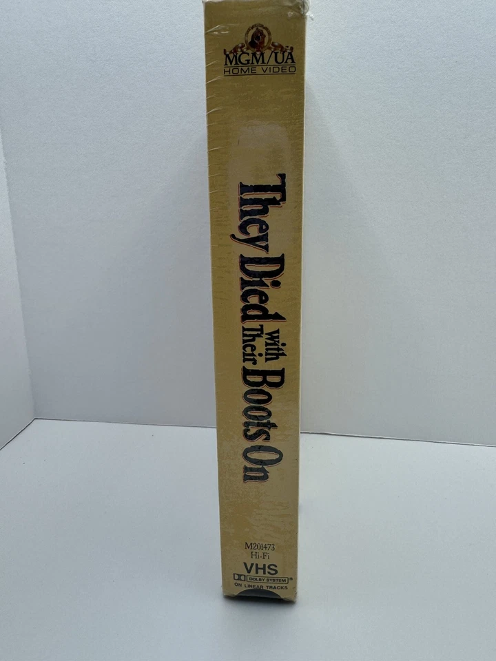 They Died With Their Boots On VHS New Sealed - Image 2 of 4