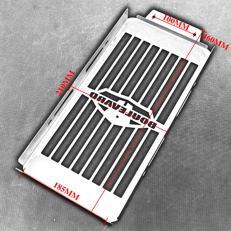 Chrome Radiator Cover Guard – #304 Stainless Steel For Suzuki Boulevard C50 / M50 / Intruder VL800