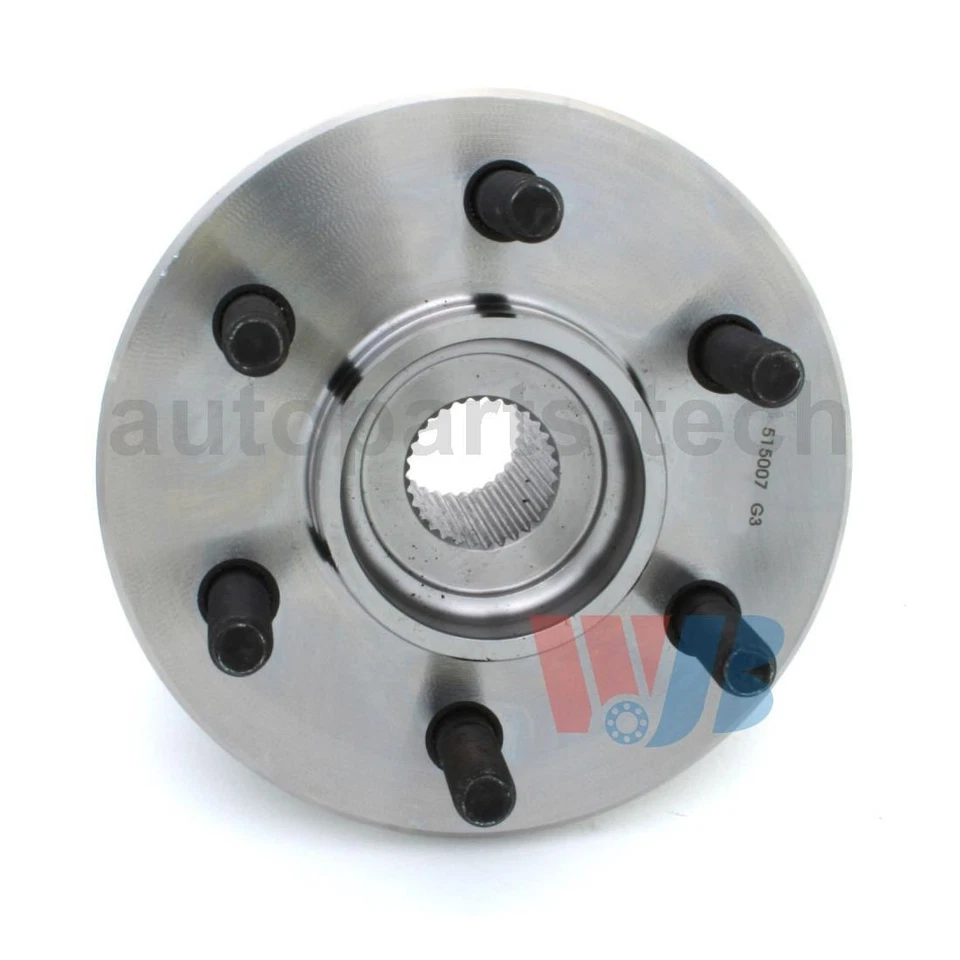 Conjunto de buje de rueda delantera WJB para Dodge Dakota 1998 1999 2000 2001 2002 2003 2004 Foto 2 de 3