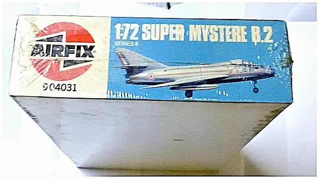 AIRFIX DASSAULT SUPER MYSTERE B.2 SCATOLA COSTRUZIONI SCALA 1:72 SIGILLATO '80s - Immagine 4 di 4