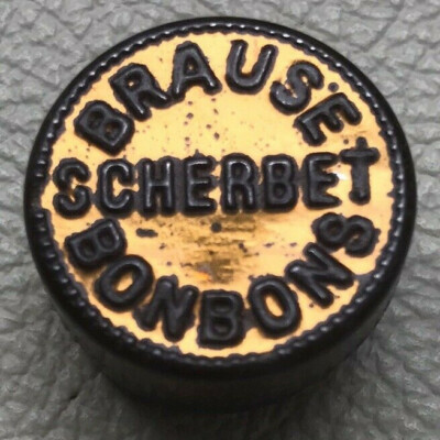 BRAUSE SHEARBET CANDY Small Empty Tin Vintage For Collectors And Lovers