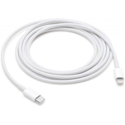 Apple MKQ42 Cable USB-C auf Lightning 2m Datenkabel weiß Synchronisation, extern