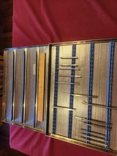 Sterilization Tray Aluminium with Opthalmic Surgical Instruments Lot