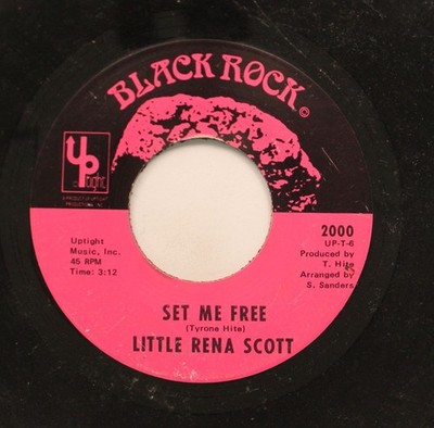 Little Rena Scott - 45 - Set Me Free / I Just Can'T Forget That Boy On Black R