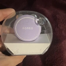 FOREO Facial Massager and Cleansing Device Purple Silicone with Case