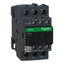 LC1D25F7, Schneider Electric, IEC contactor, TeSys Deca, nonreversing, 25A