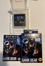 Batman Returns (Sega Game Gear 1992) - Complete-In-Box (CIB) - Tested & Working