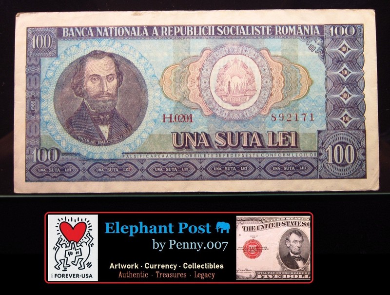 Romania 100 Lei 1966 P97 National Bank Socialist Republic Money 5a2171