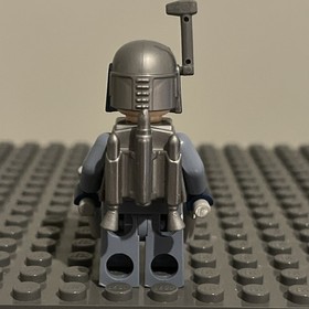 LEGO Star Wars Jango Fett Smile Minifigure sw0468 From Set 75015 Retired - 2B