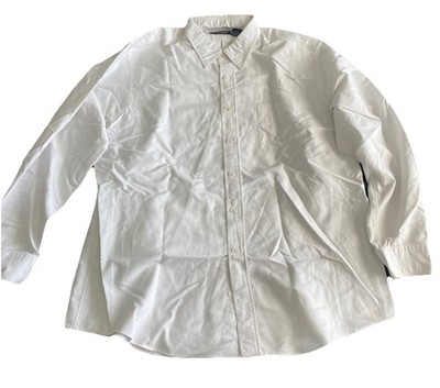 hyde park dress shirt VTG Lands End Hyde Park Oxford Men's Dress Shirt Blue Cotton Size 17.5 34