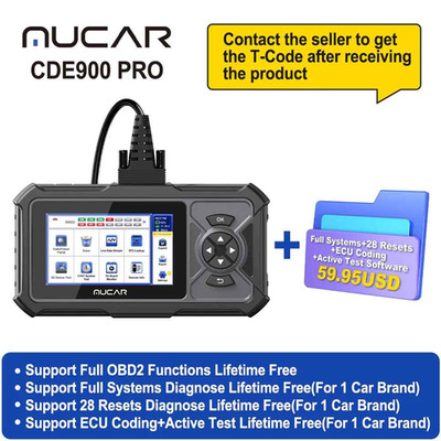MUCAR CDE900 Pro 5  Touch OBD2 Scanner   Smart Diagnostic Tool with Free Up  