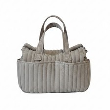 Diaper Bag Quilted Maternity Bag Padded for Travel, Moms