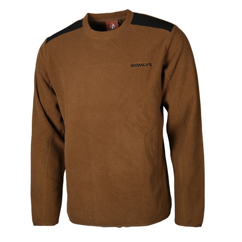 Pull de chasse Somlys 153 thermique et anti-ronces avec renforts