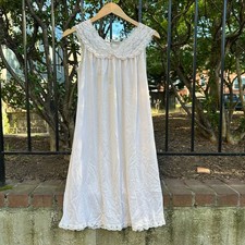 Vintage Philmaid Nylon Waltz Gown with Lace Trim