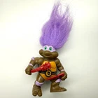 Playmates TMNT Donatello Troll Action Figure Kids Brown Good 1993 Vintage