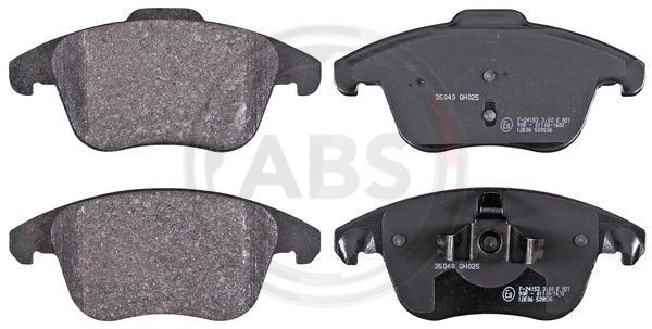 Fits A.B.S. 35040 Brake Pad Set, disc brake
