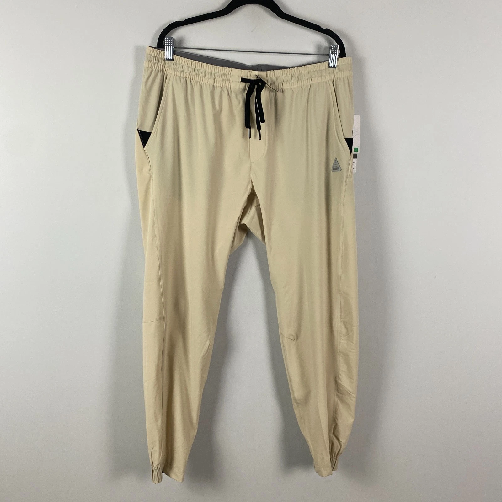 686 ATP Stretch Performance Jogger Pants Size XL Beige