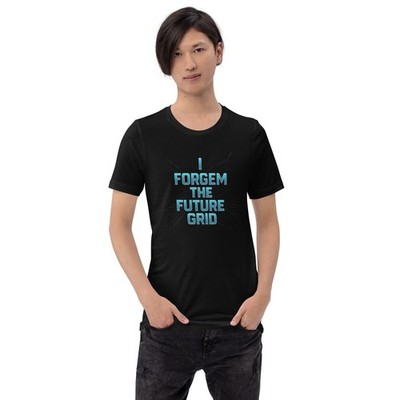 Men s Graphic T-Shirt  I Forgem the Future Grid  Voiceritzy Streetwear Tee