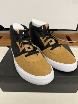 Size M11 - NIKE JORDAN SERIES MID BLACK/WHITE-ELEMENTAL GOLD